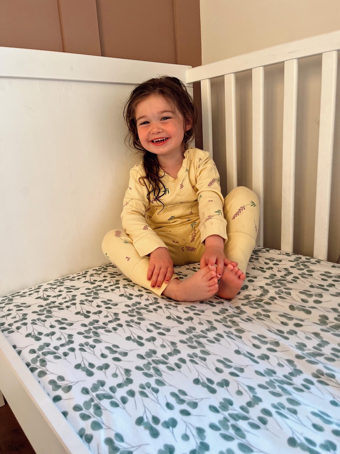 Eucalyptus organic cotton BeddyBoo fitted sheet