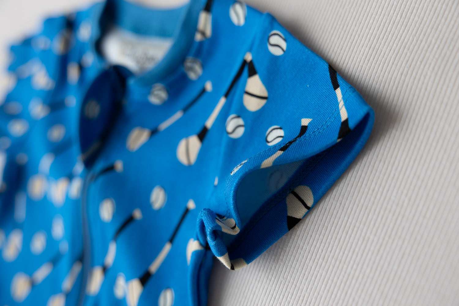 Blue GAA organic cotton ShortieBoo suit