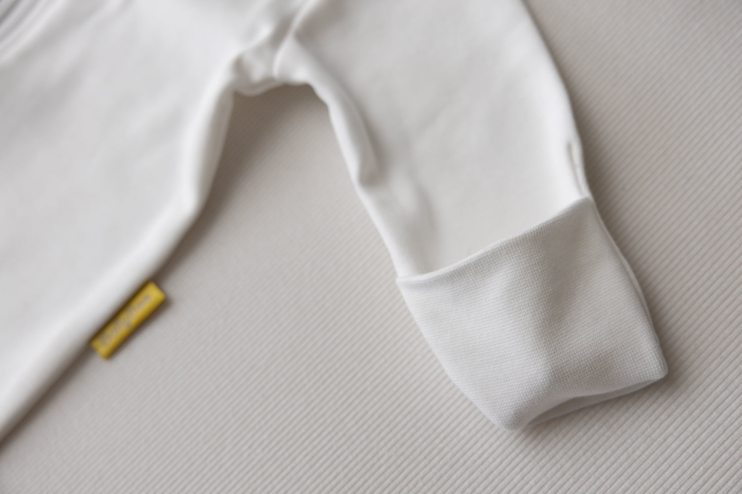 White Collar Organic Cotton ZippyBoo suit