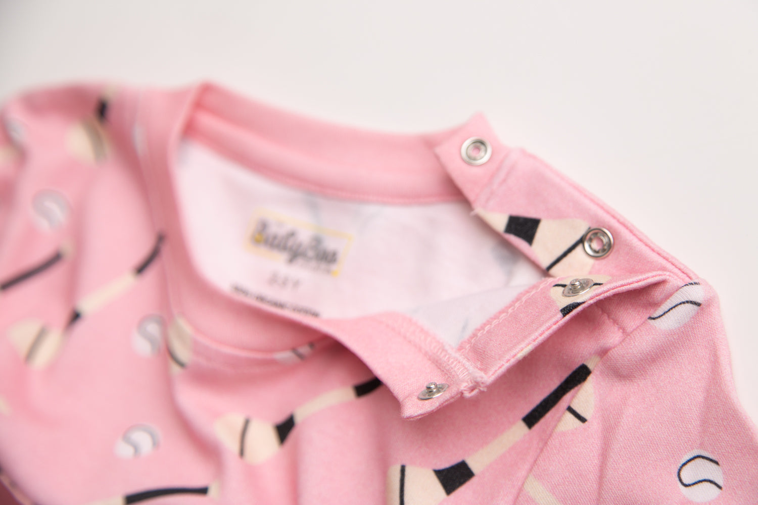Pink GAA fan organic cotton loungewear set