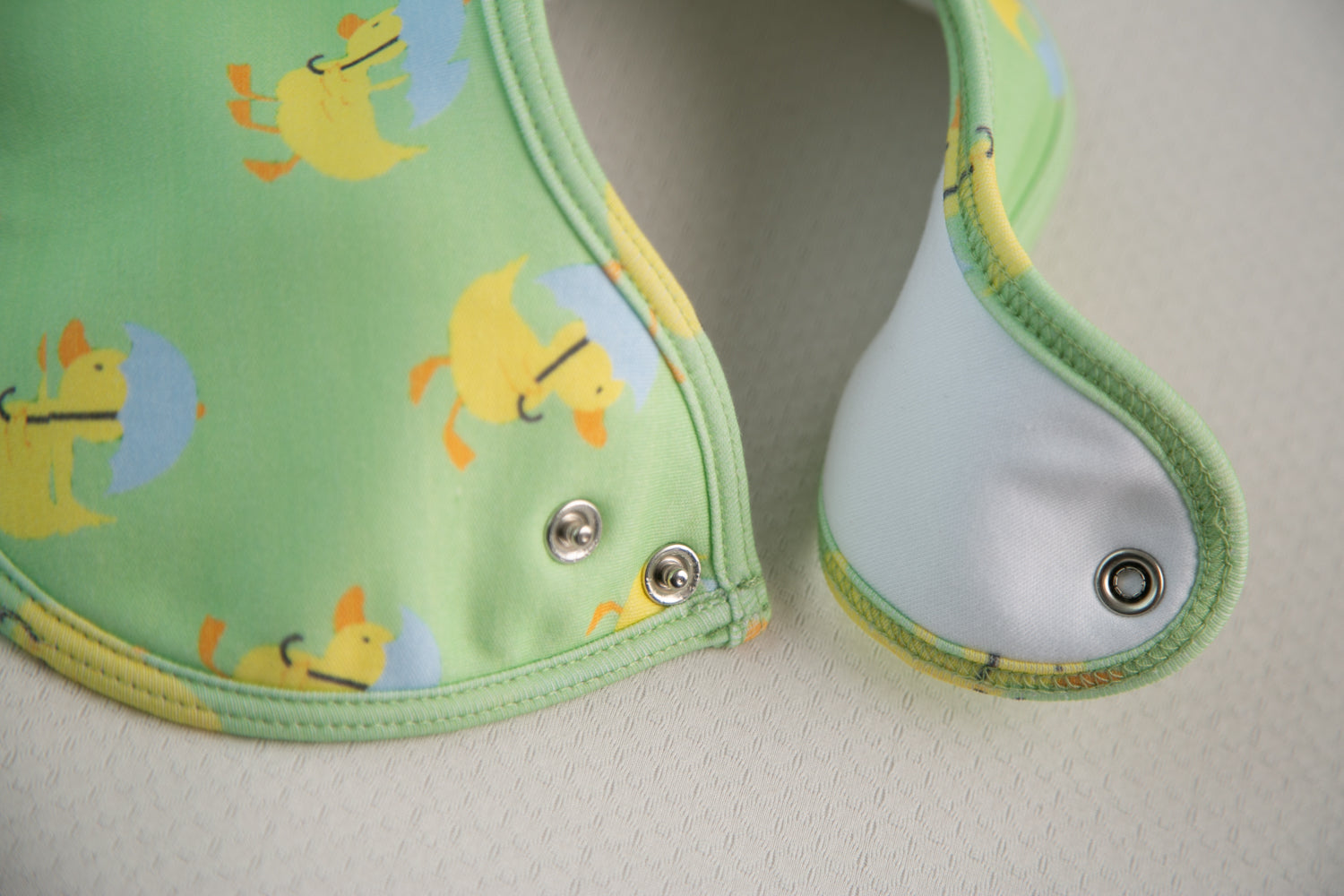Waddling Ducks organic cotton LittleBoo baby bib