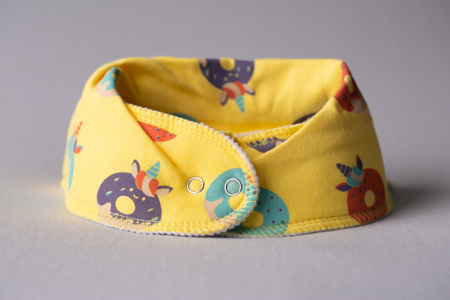 Yummy donuts organic cotton DribbleBoo bandana bib
