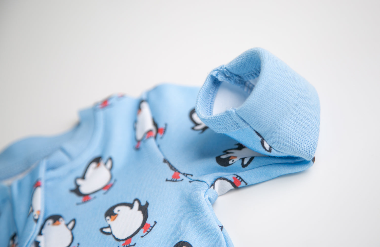 Penguins organic cotton ZippyBoo suit