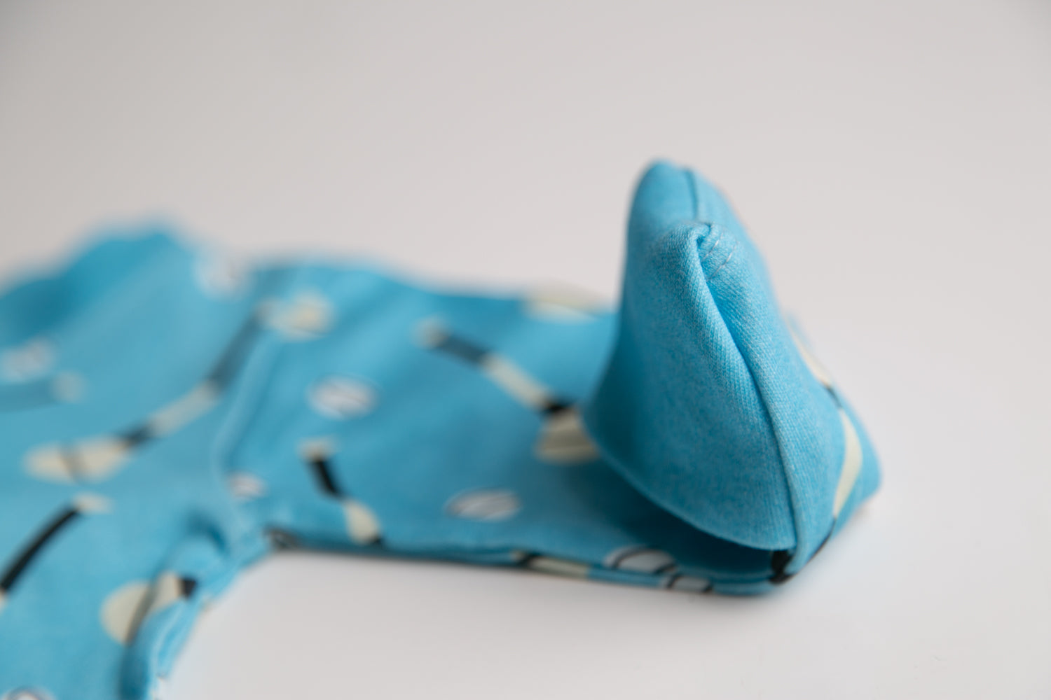Blue GAA organic cotton ZippyBoo suit