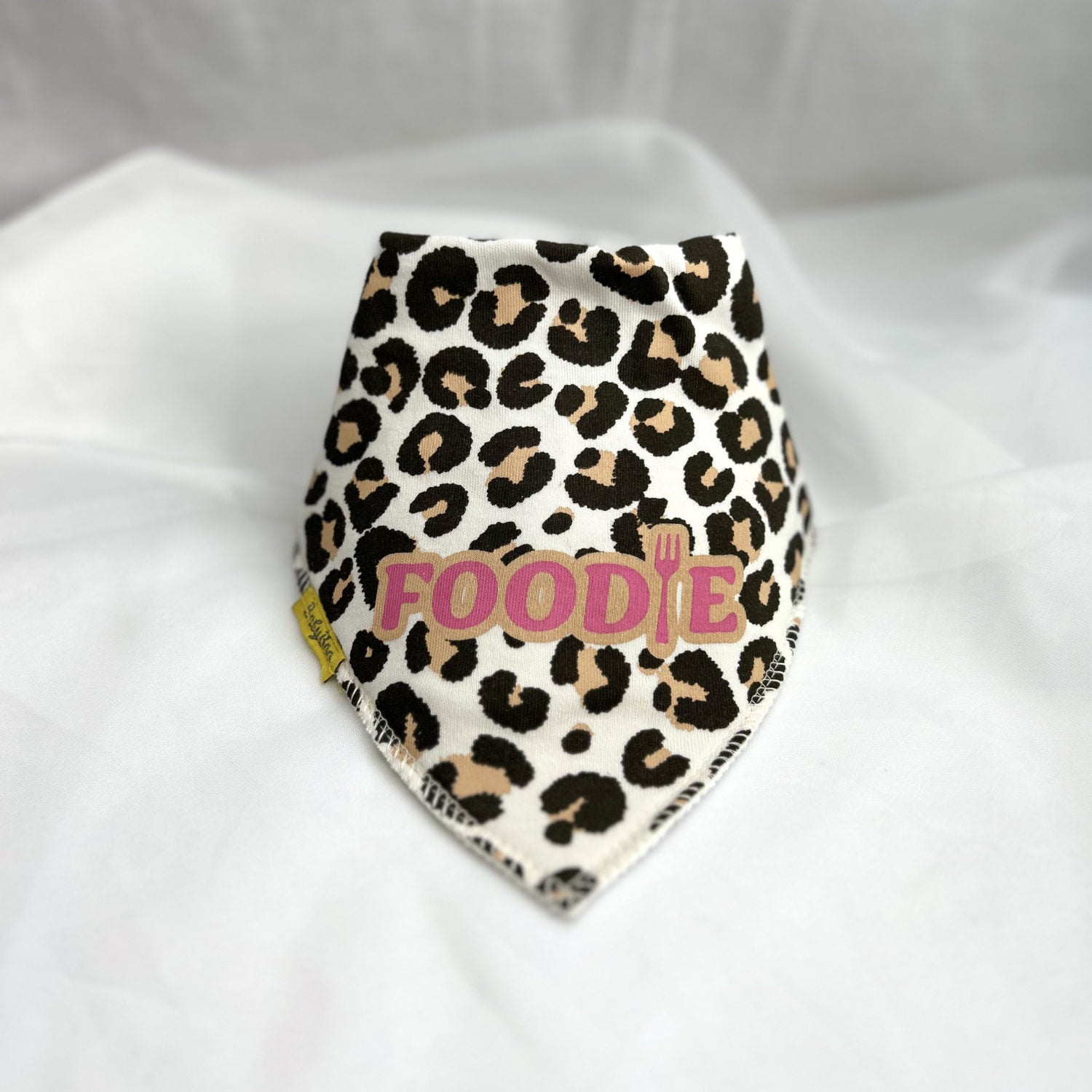 Neutral Foodie organic cotton DribbleBoo bandana bib