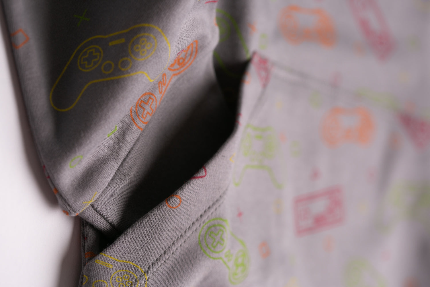 Gaming organic cotton loungewear set