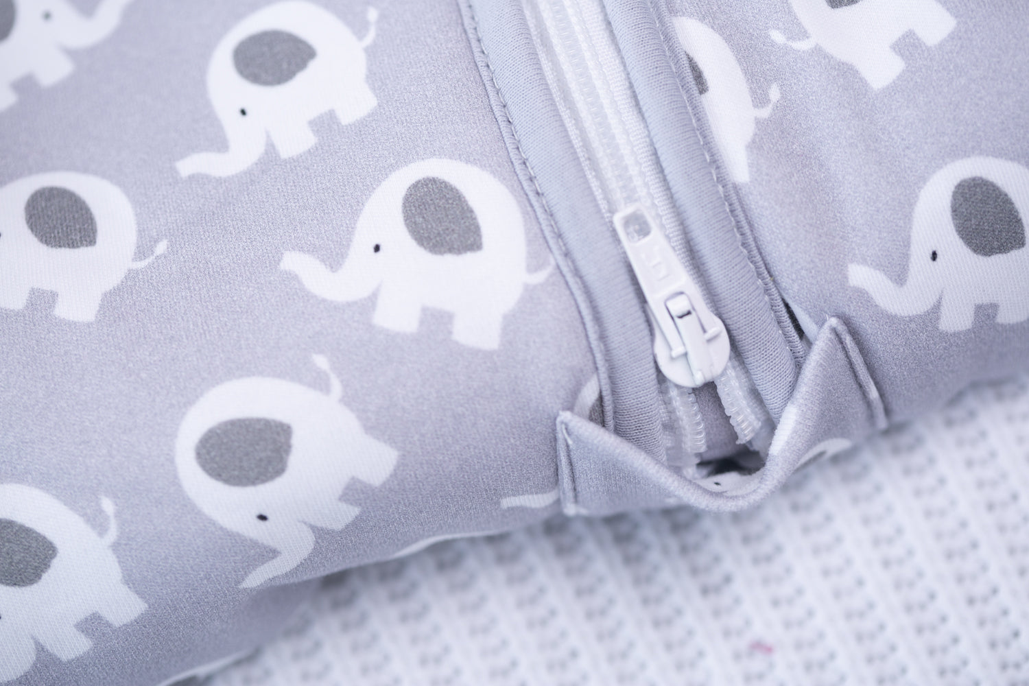 Ellie elephant organic cotton SnuggleBoo sleeping bag (1 tog)