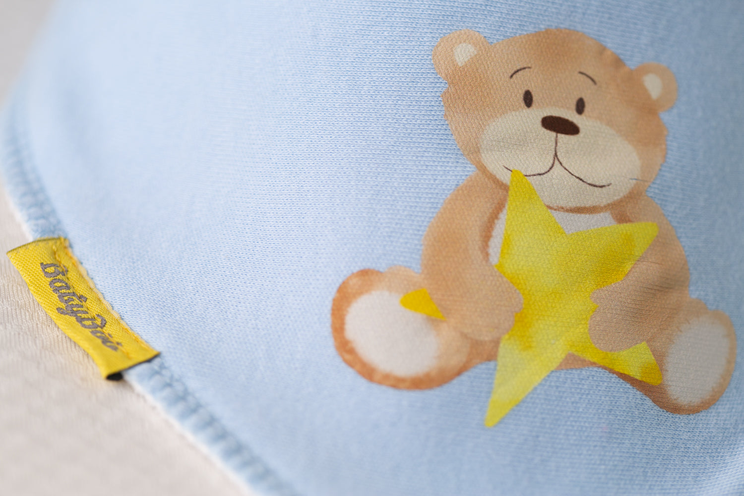 Cuddle buddy organic cotton DribbleBoo bandana bib