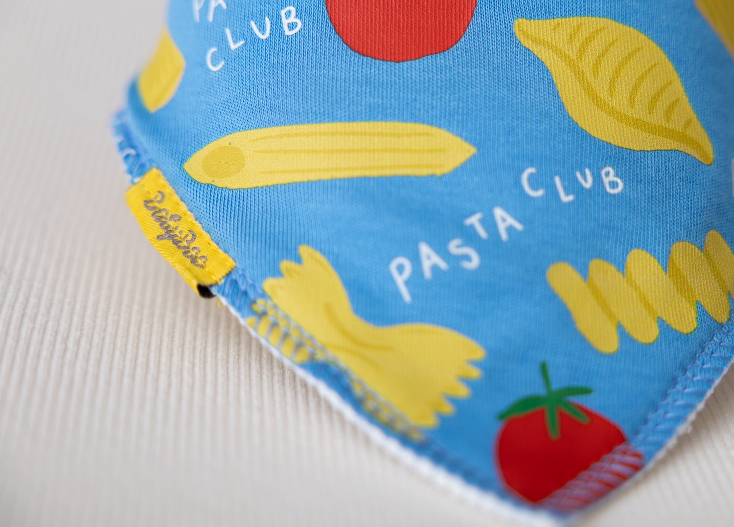 Pasta Club organic cotton DribbleBoo bandana bib