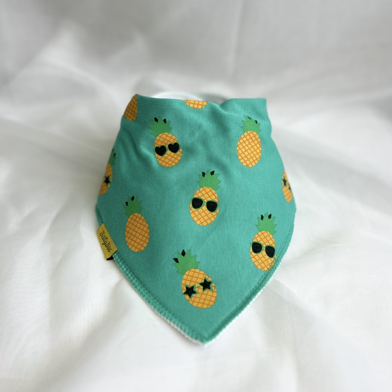 Cool Pineapples Organic Cotton DribbleBoo Bandana bib