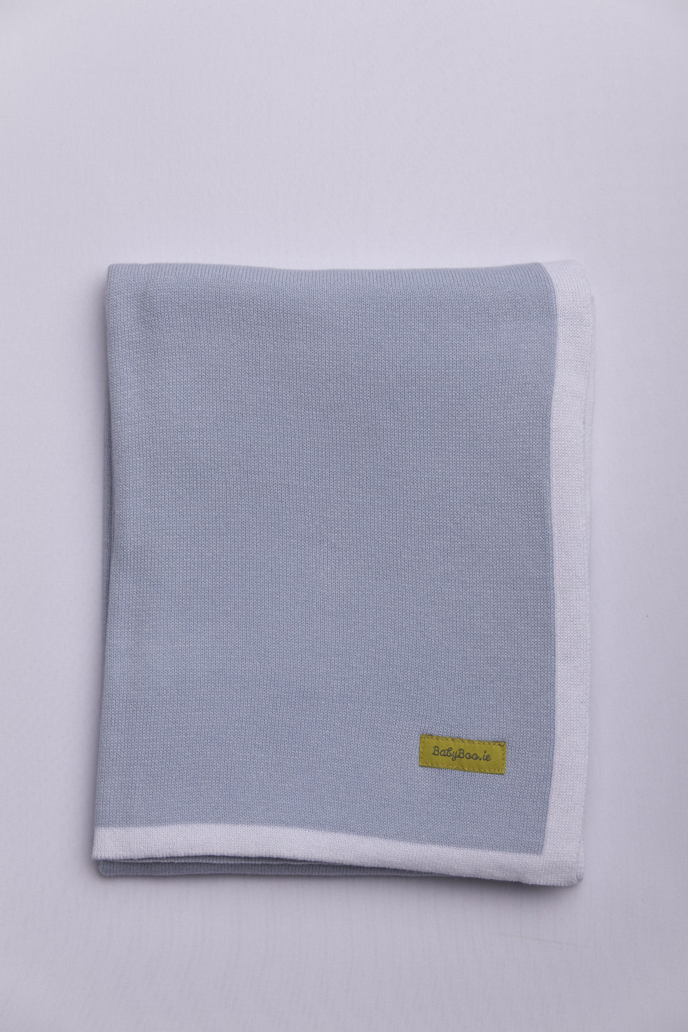 Large Cursive Personalised Organic Cotton BlankieBoo baby blanket