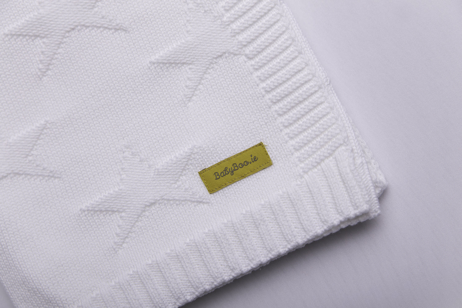 Our little star white organic cotton BlankieBoo