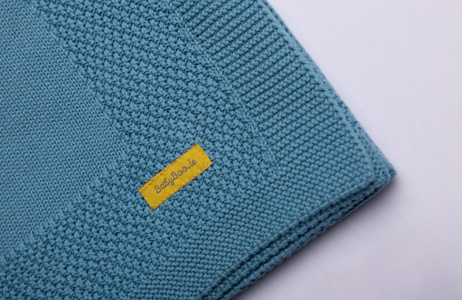 Organic cotton beautiful teal BlankieBoo