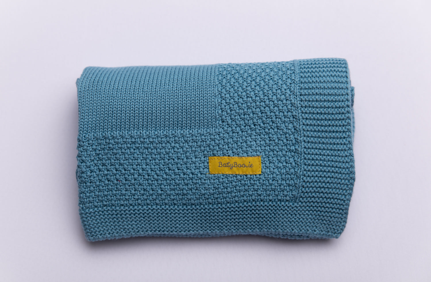 Organic cotton beautiful teal BlankieBoo