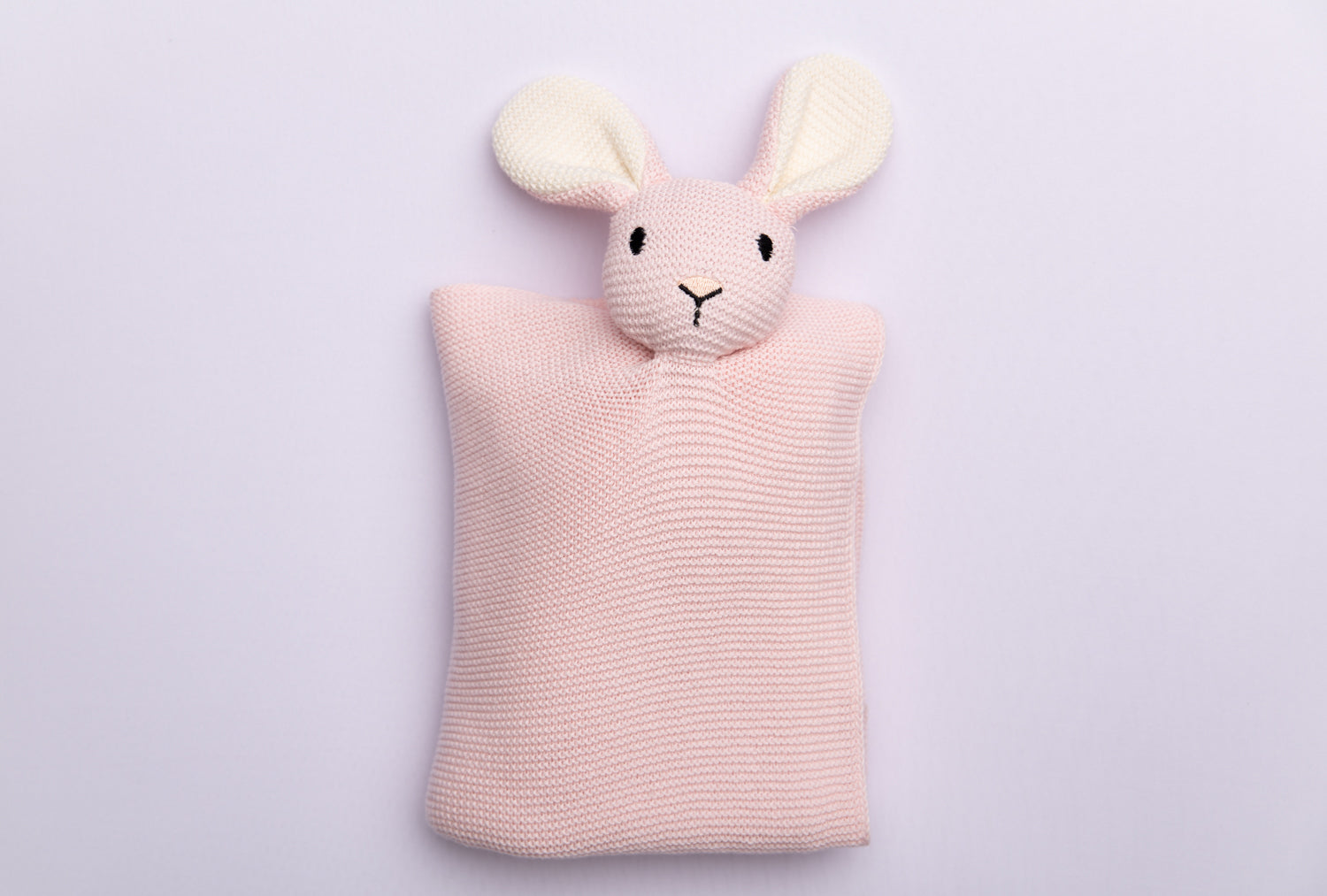 Bunny Comforter Organic Cotton BlankieBoo (baby pink)