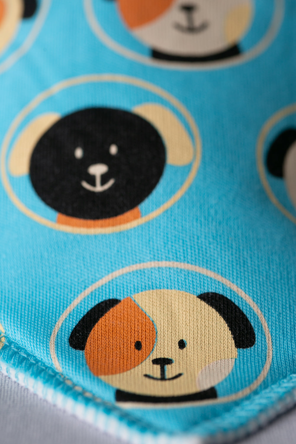 Space dogs organic cotton DribbleBoo bandana bib
