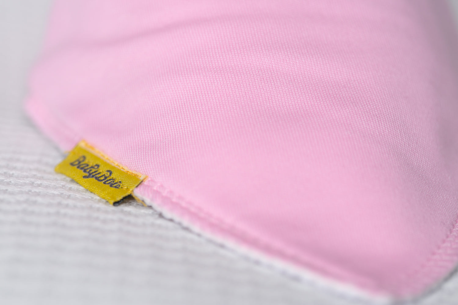 Just Candyfloss pink organic cotton DribbleBoo bandana bib