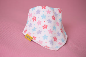 Lovely daisies organic cotton DribbleBoo bandana bib