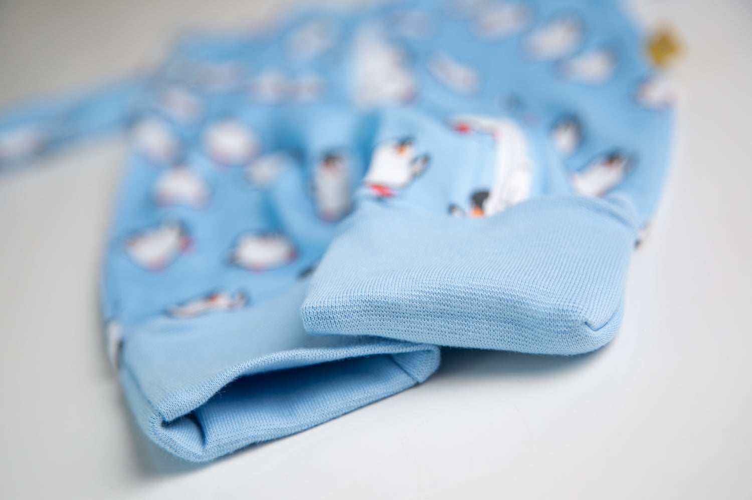 Penguins organic cotton ZippyBoo suit