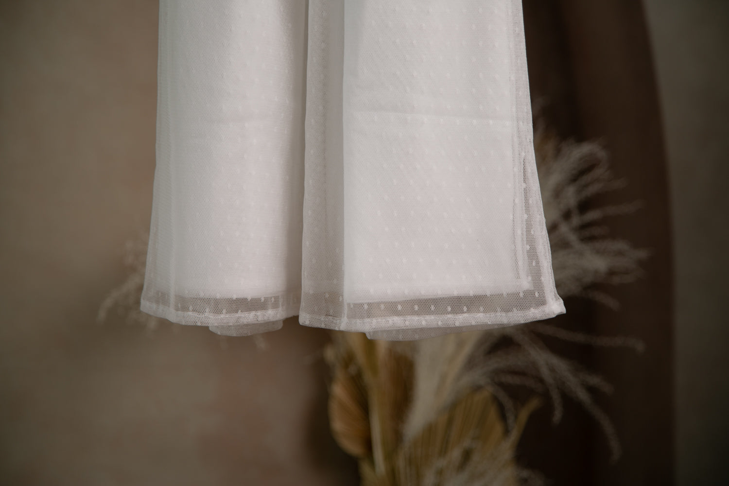 Imperfect - Fine knit and tulle style organic cotton dress (Áine)