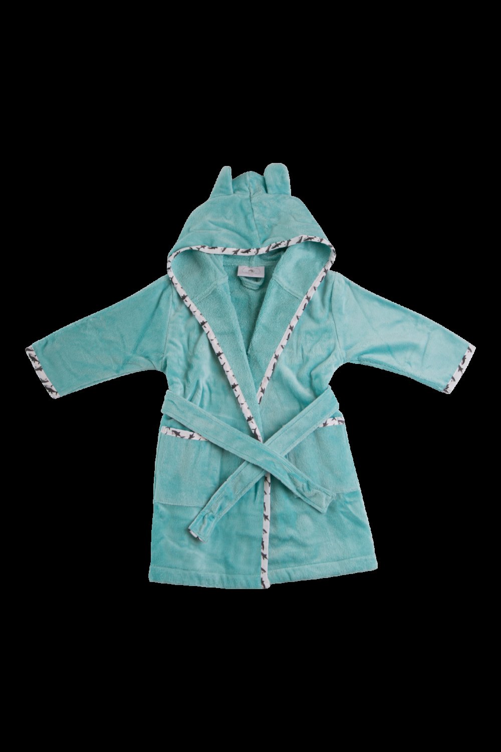 Aqua sharks organic cotton CozyBoo robe