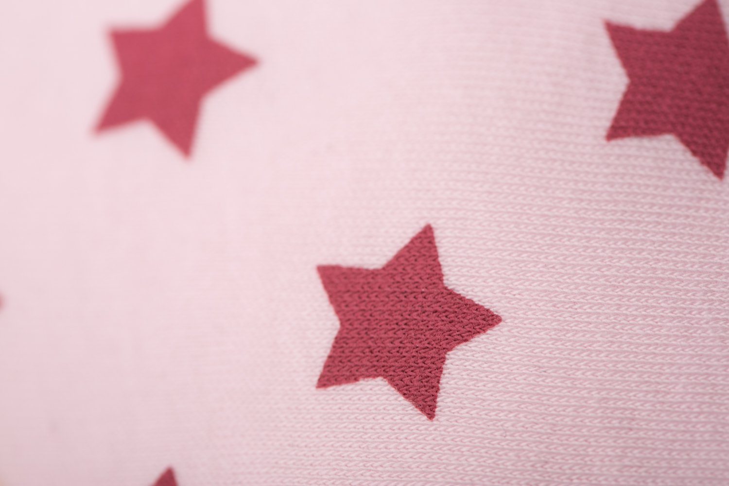Berry stars on pink organic cotton DribbleBoo bandana bib