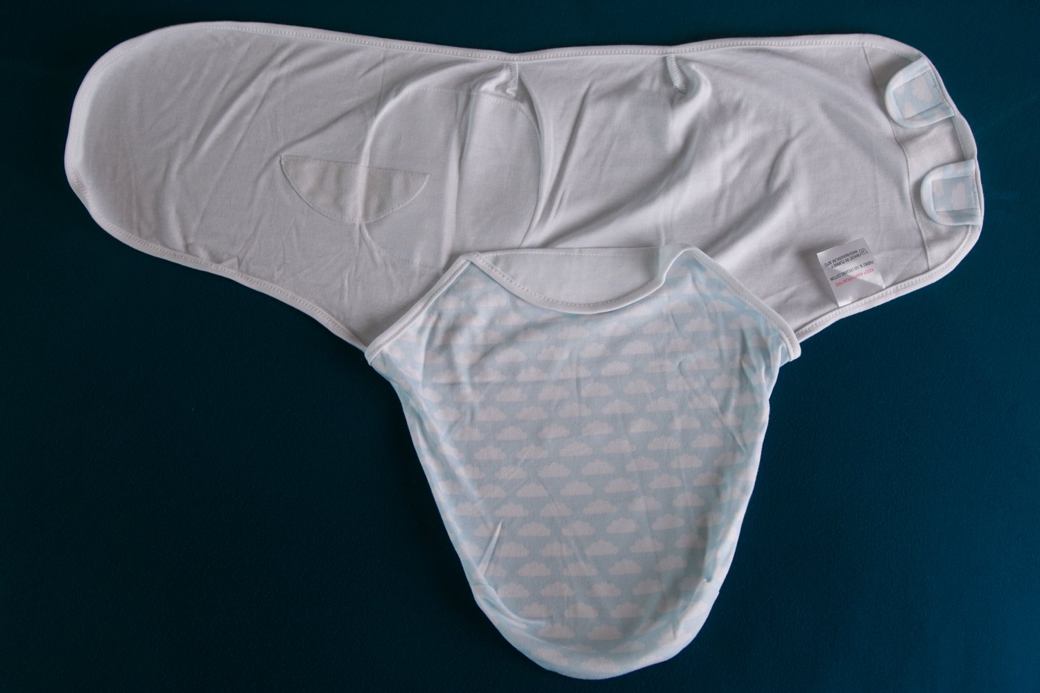 Up in the blue clouds organic cotton SwaddleBoo