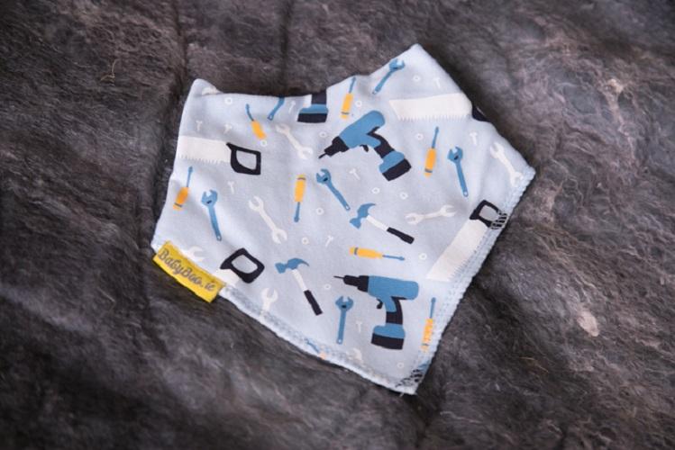 Builder boo organic cotton DribbleBoo bandana bib