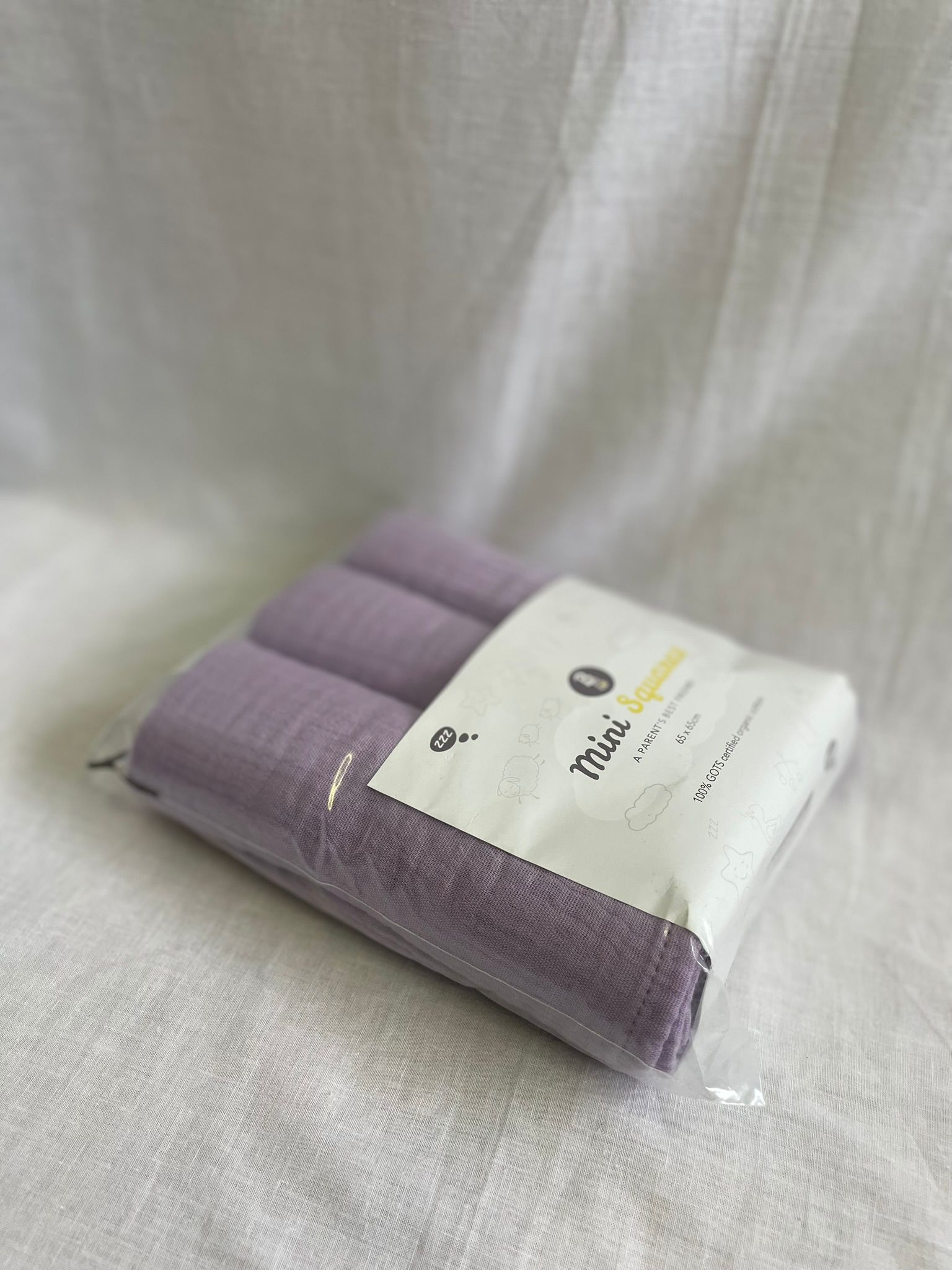 Mini Squares Muslins - Just lilac