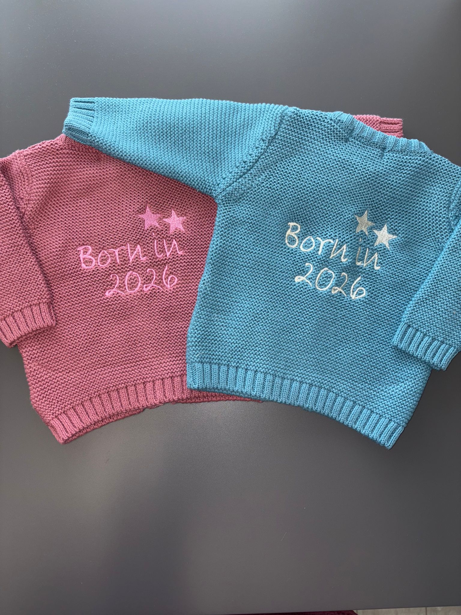 Stars Born in 2026 Organic Cotton Zipped Cardigan
