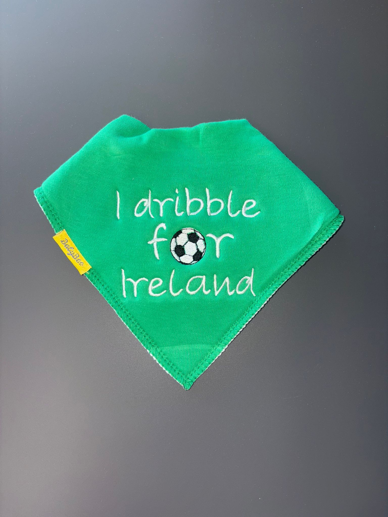 I dribble for... organic cotton DribbleBoo bandana bib