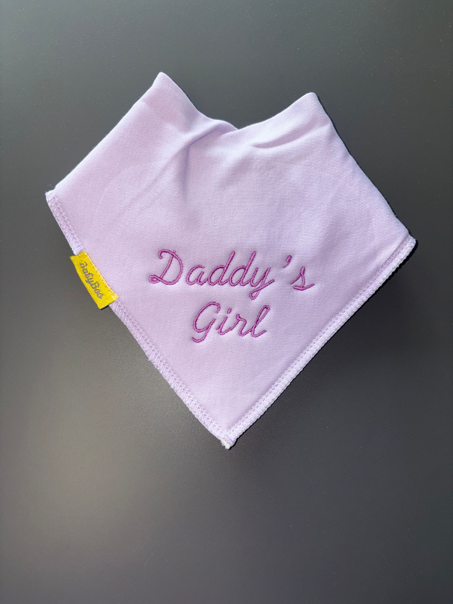Daddy's Girl organic cotton bandana bib