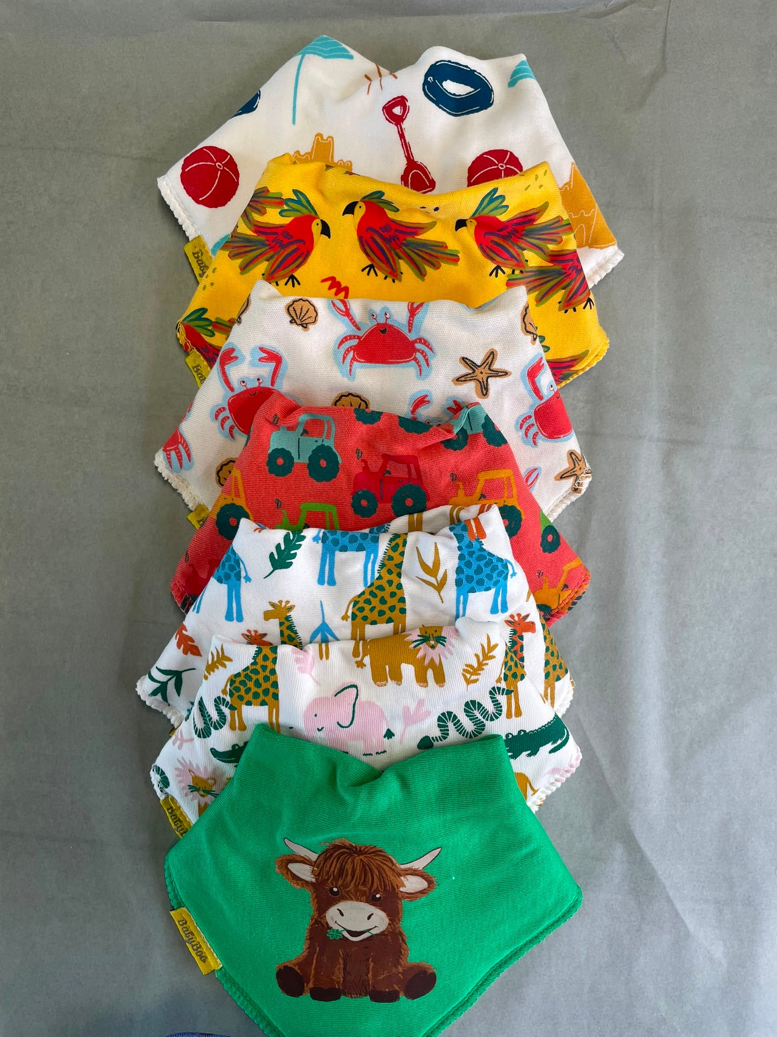 A week of bibs - for little boys