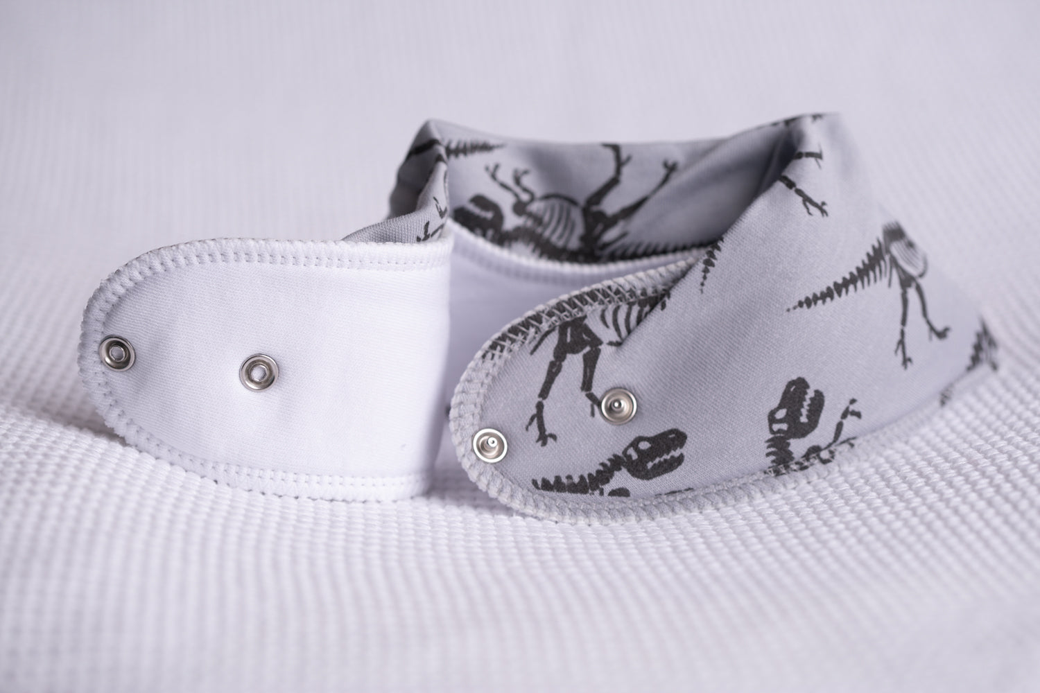 Tiny the T-Rex organic cotton DribbleBoo bandana bib