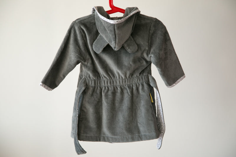 Grey ellie organic cotton robe