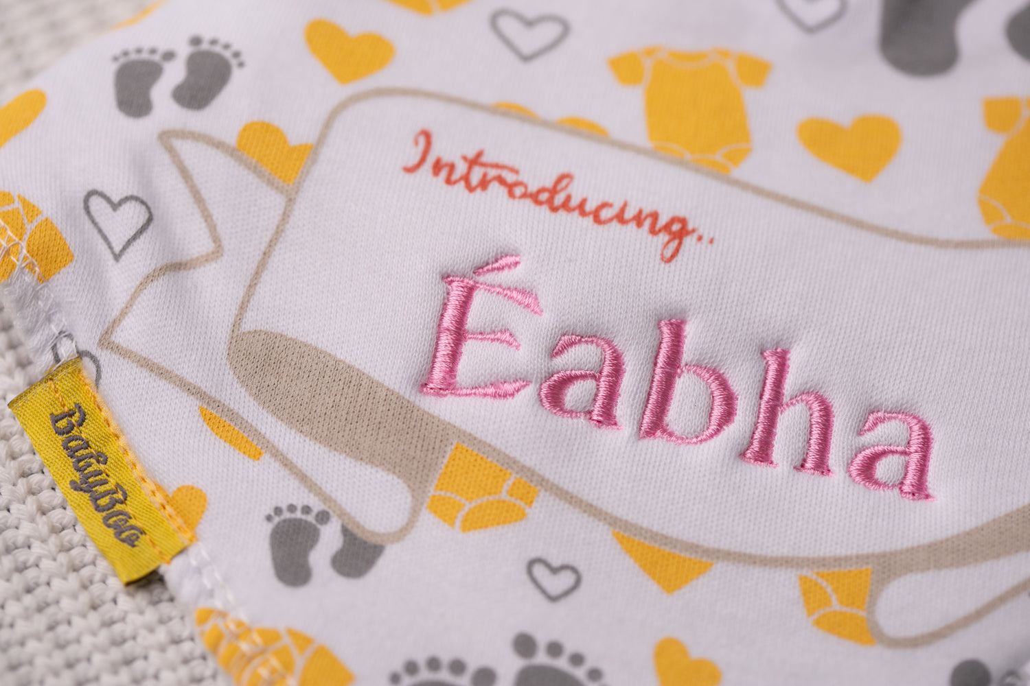 Introducing organic cotton DribbleBoo bandana bib