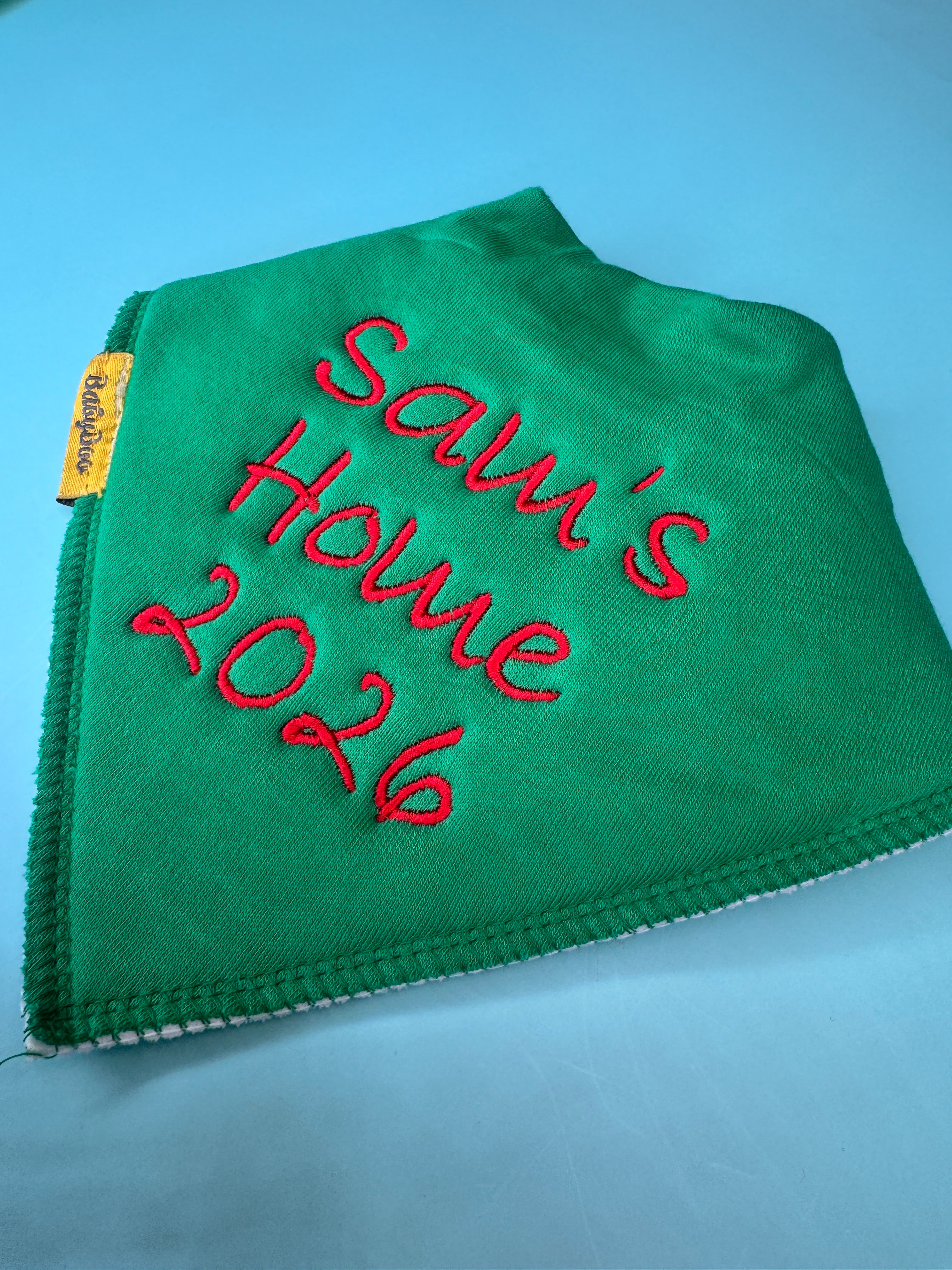 Sam's Home Organic Cotton DribbleBoo bandana bib