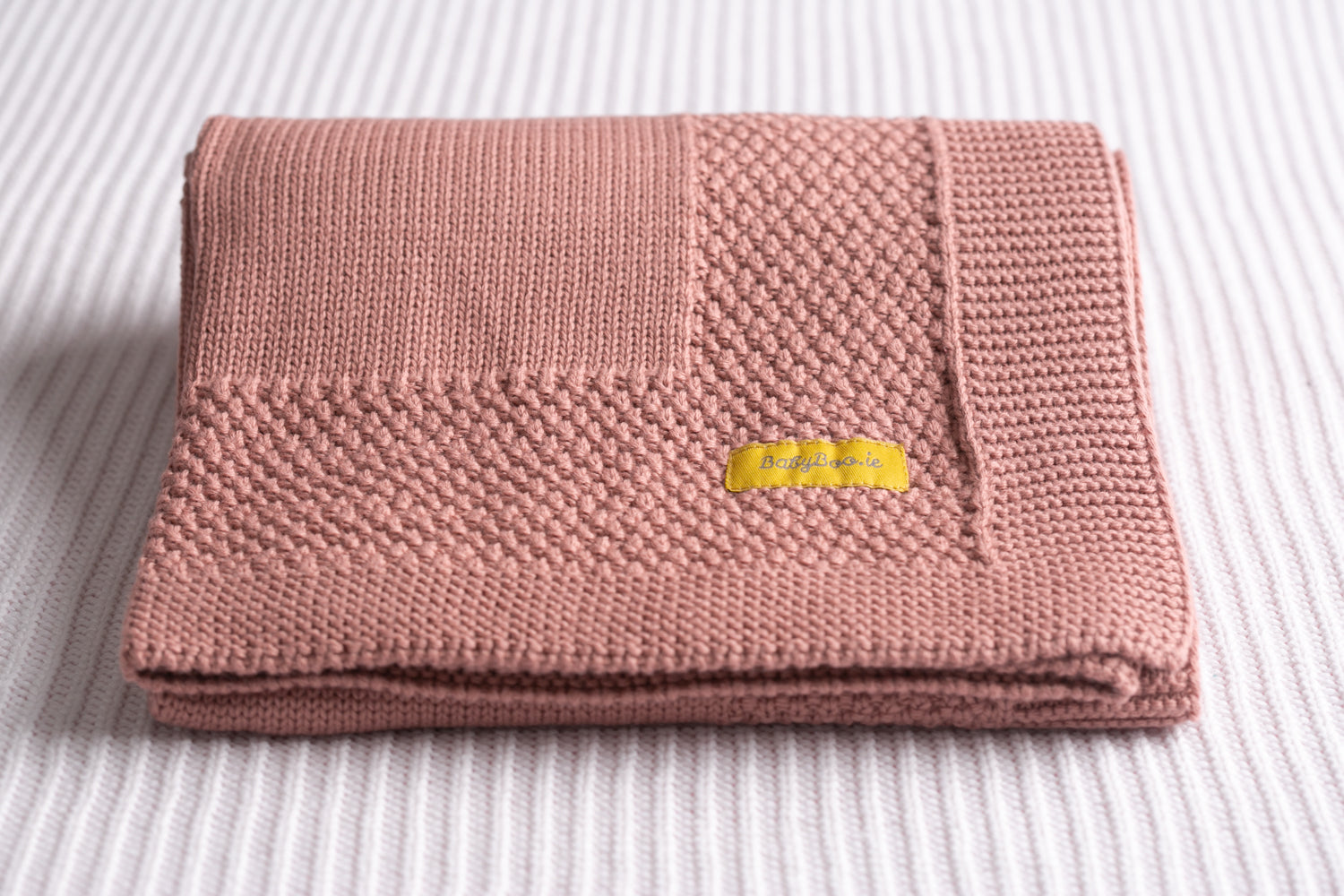 Floral name Personalised Organic Cotton BlankieBoo baby blanket