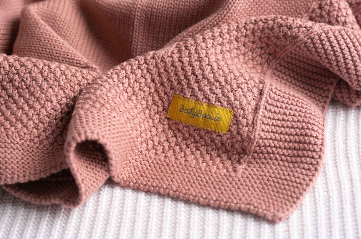 Organic cotton beautiful dusty rose BlankieBoo