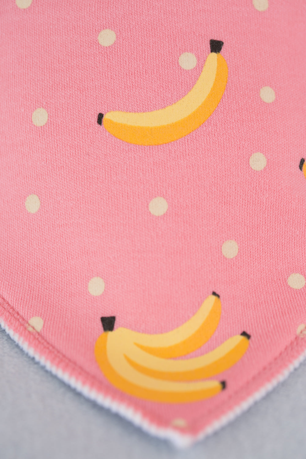 Peachy bananas Organic Cotton DribbleBoo Bandana bib