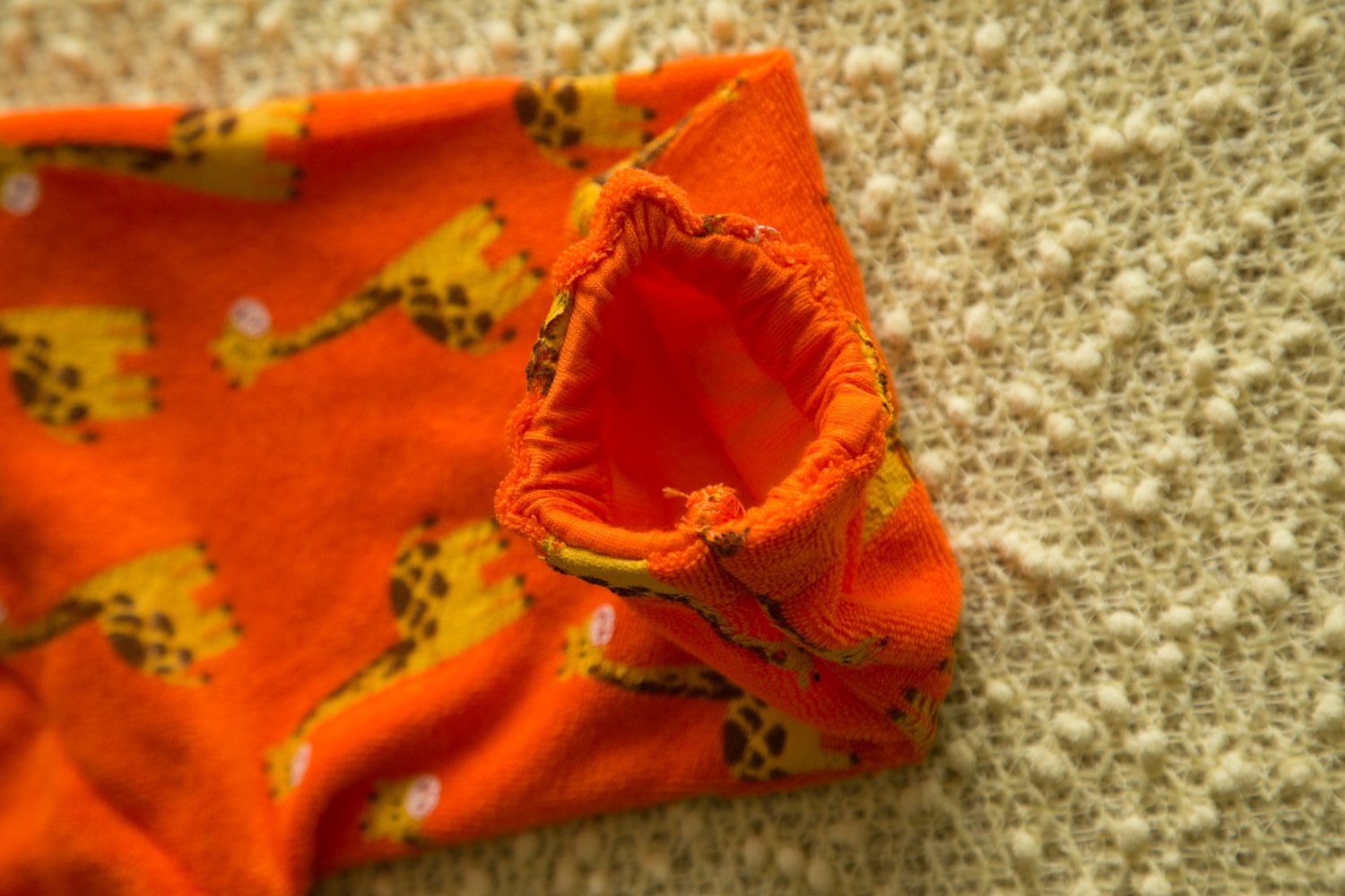 Orange Gerry Giraffe YummyBoo feeding bib