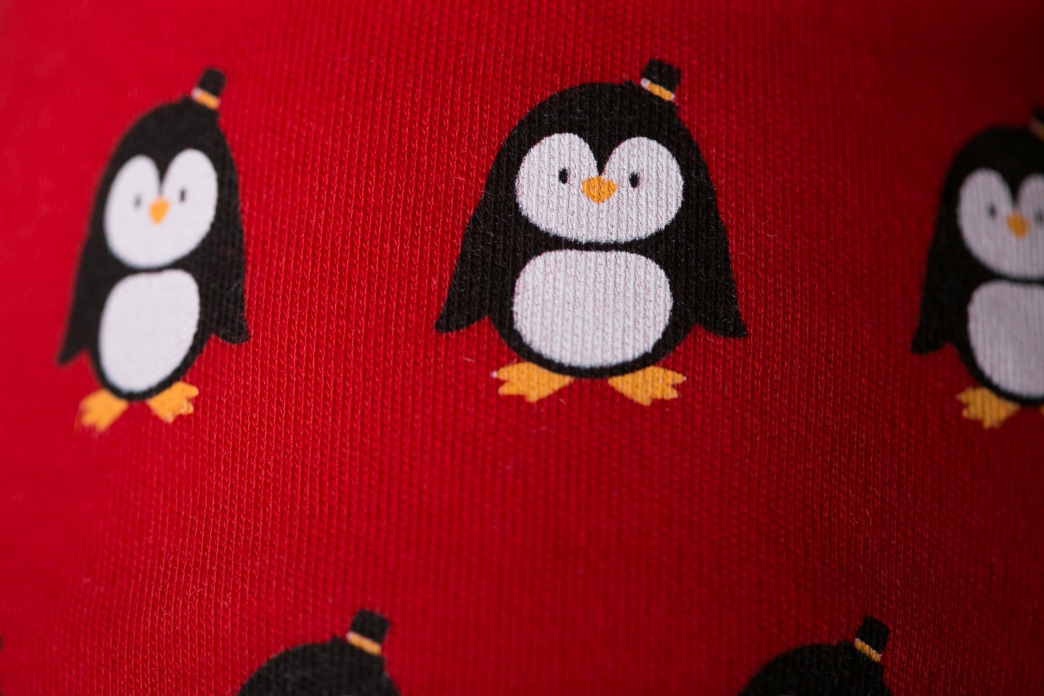 Pingu Penguins organic cotton DribbleBoo bandana bib