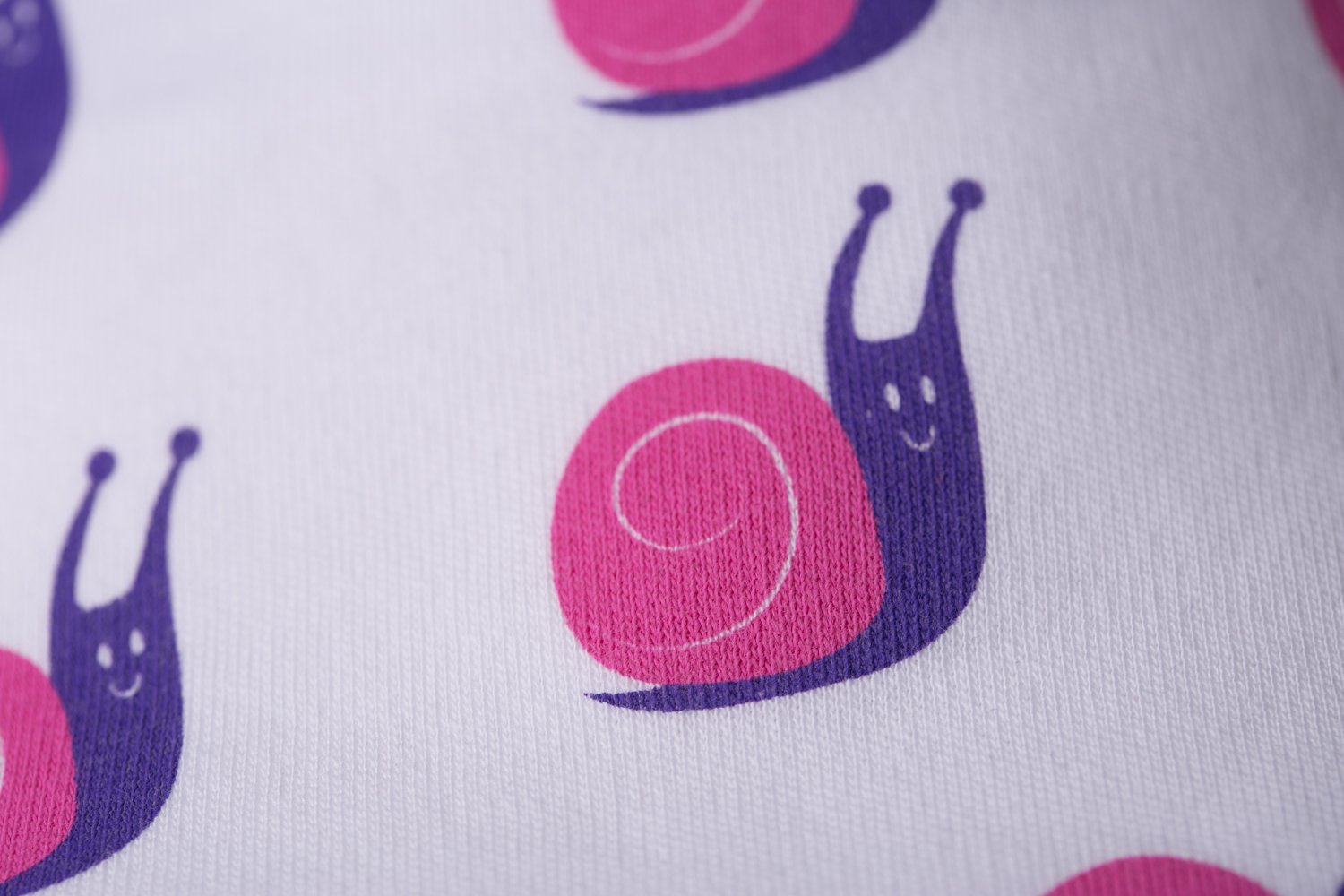 Sheila the supersnail organic cotton DribbleBoo bandana bib