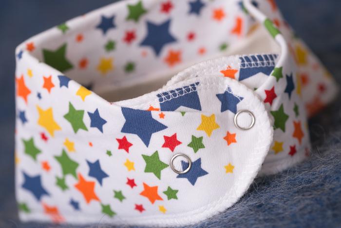 Superstars organic cotton DribbleBoo bandana bib