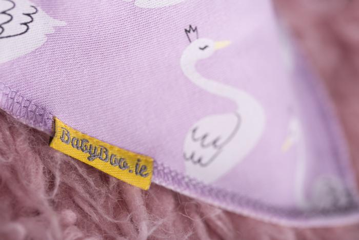 Swan princesses organic cotton DribbleBoo bandana bib