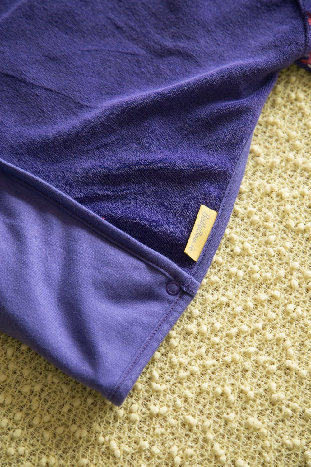 Purple Tessie tractors YummyBoo feeding bib