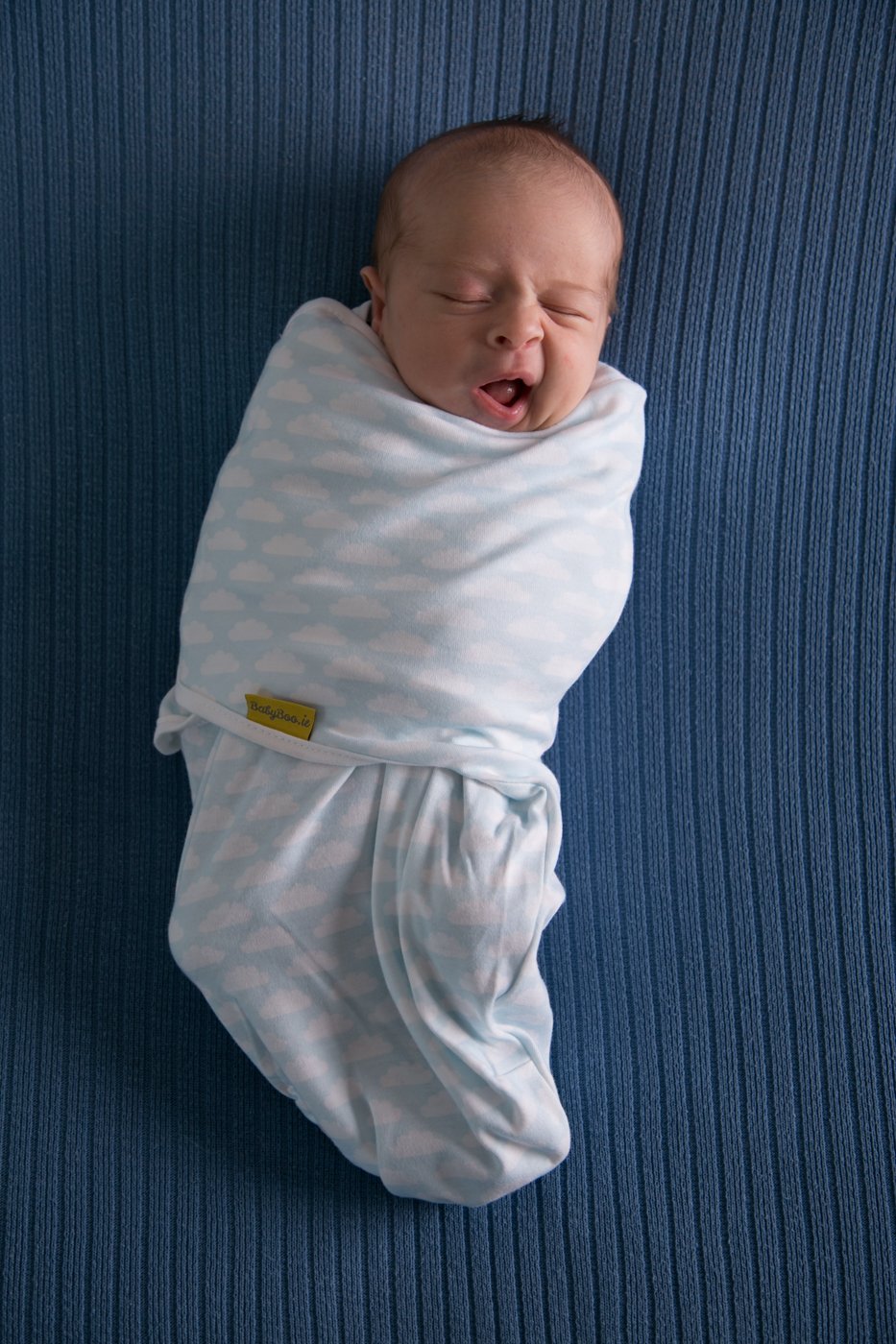 Up in the blue clouds organic cotton SwaddleBoo