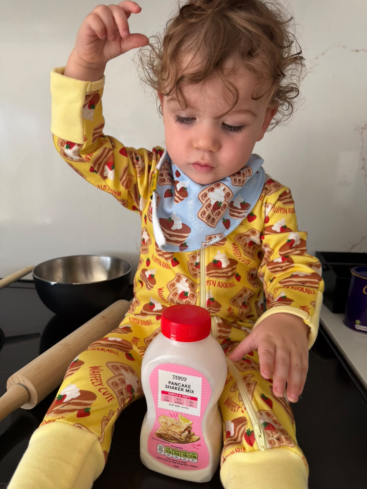 Waffle Club organic cotton ZippyBoo suit
