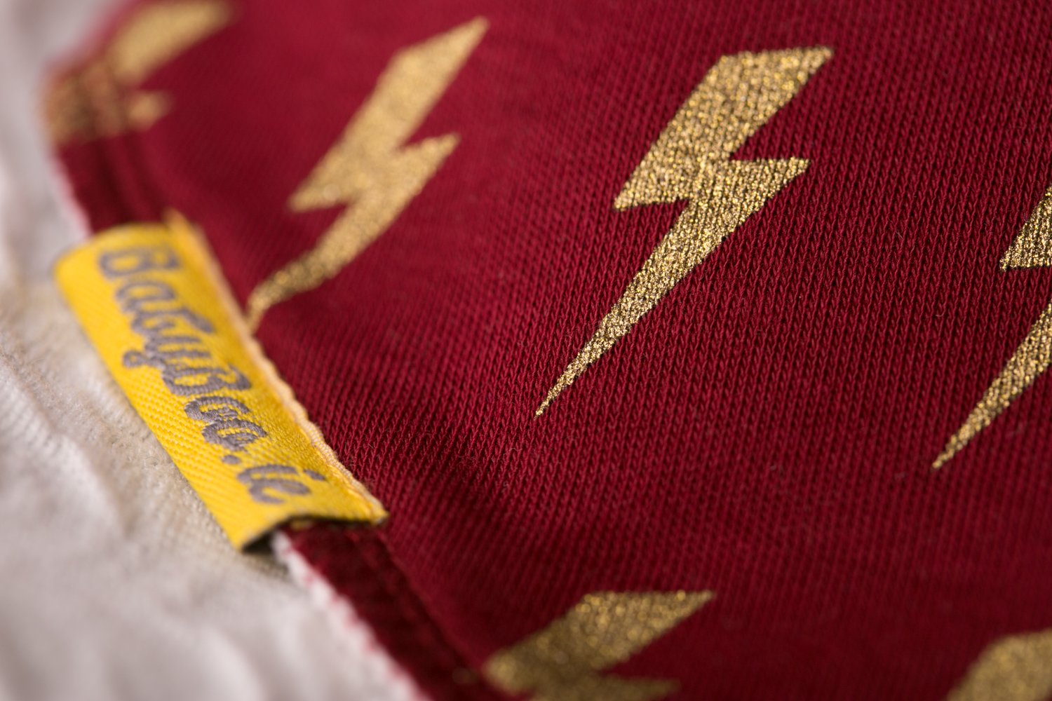 Golden bolts organic cotton DribbleBoo bandana bib