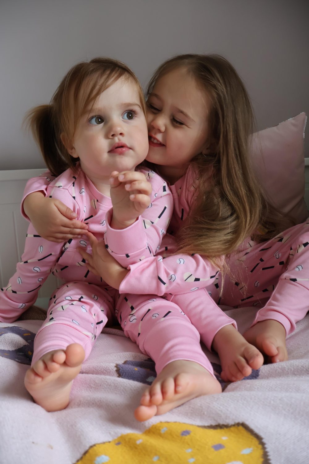 Pink GAA fan organic cotton loungewear set